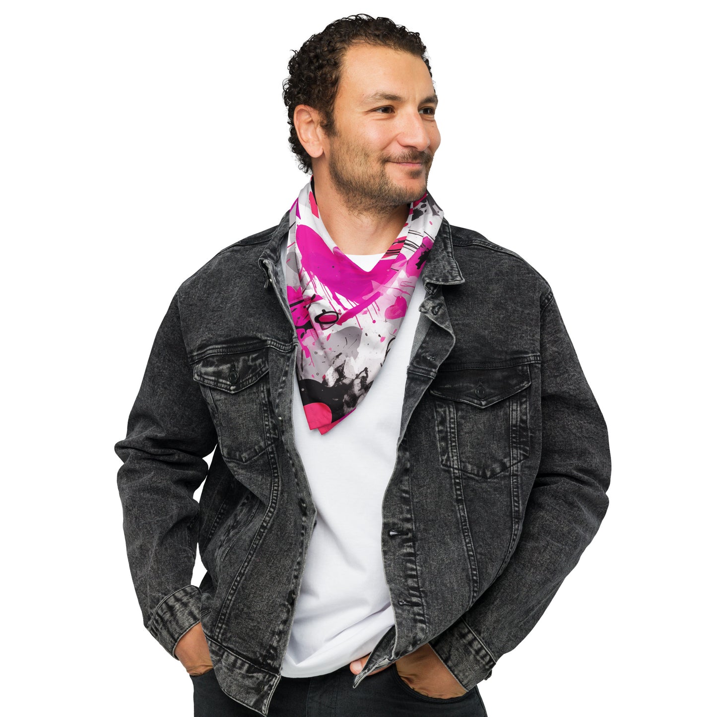 MeaKulpa Bandana "Pink Love"