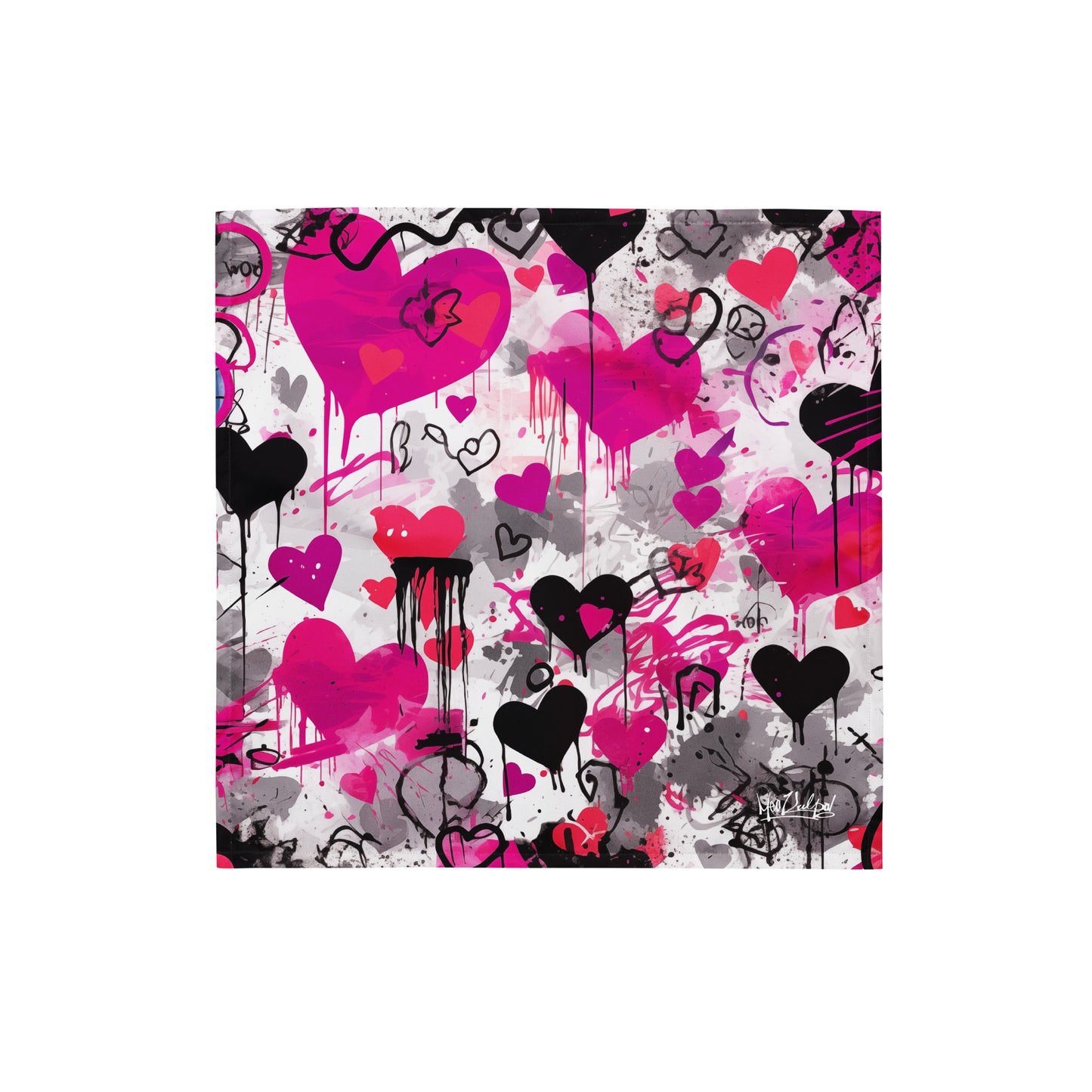 MeaKulpa Bandana "Pink Love"