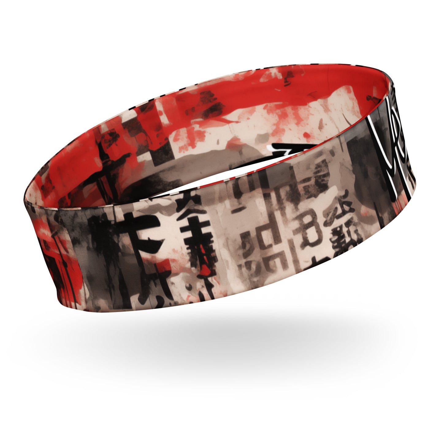 Artistic Heritage: Embrace the allure of Japanese newspapers adorned with red wash, creating a headband that echoes the bold and vibrant aesthetic of traditional prints while adding a modern edge. Premium Material: Crafted from 82% polyester and 18% spandex, the headband guarantees a soft and stretchy feel. It marries the timeless 
