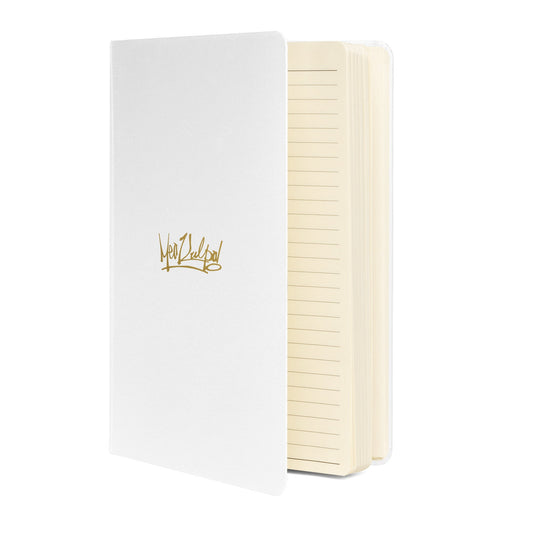 MeaKulpa White Hardcover bound notebook