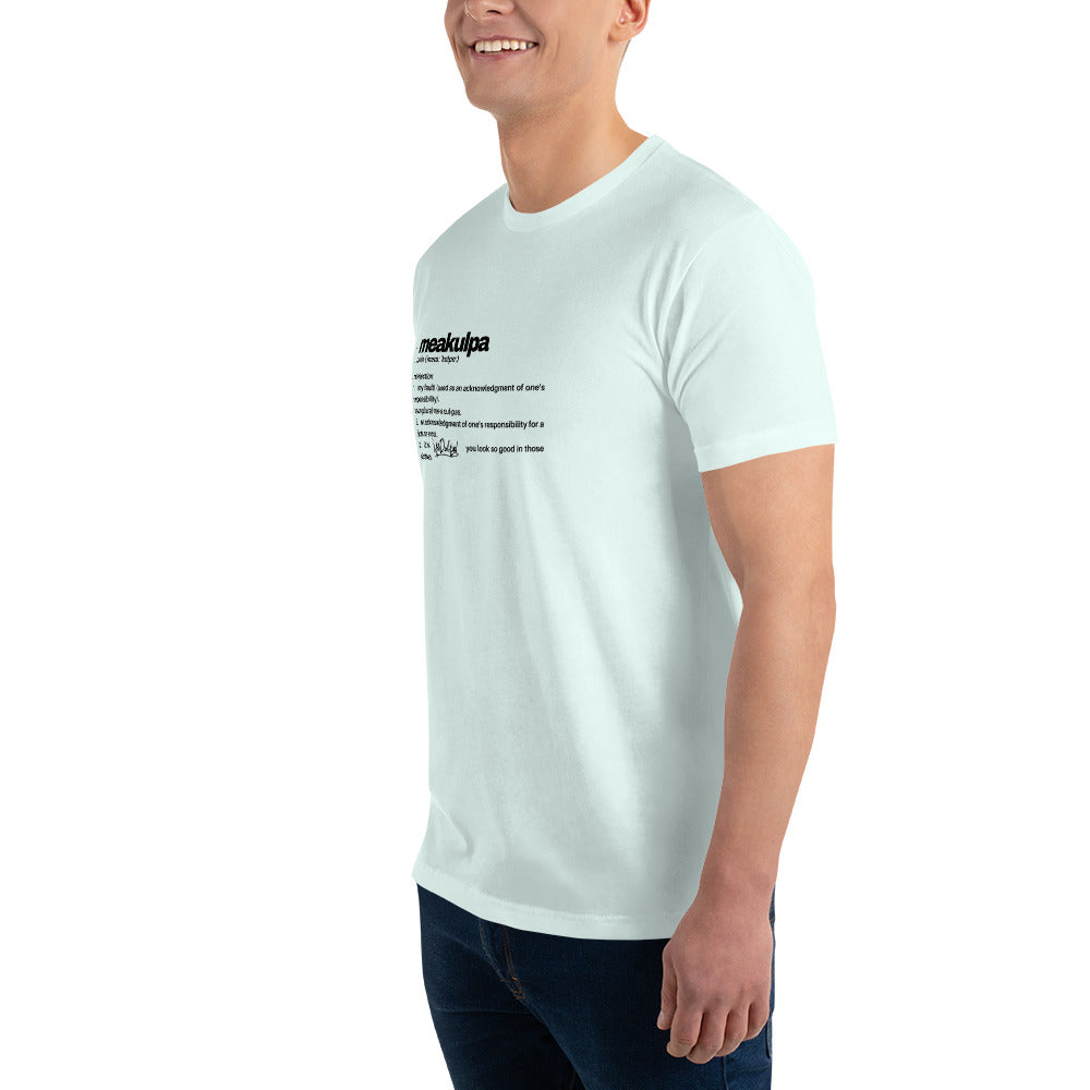 MeaKulpa Definitio Short Sleeve T-shirt Light Blue