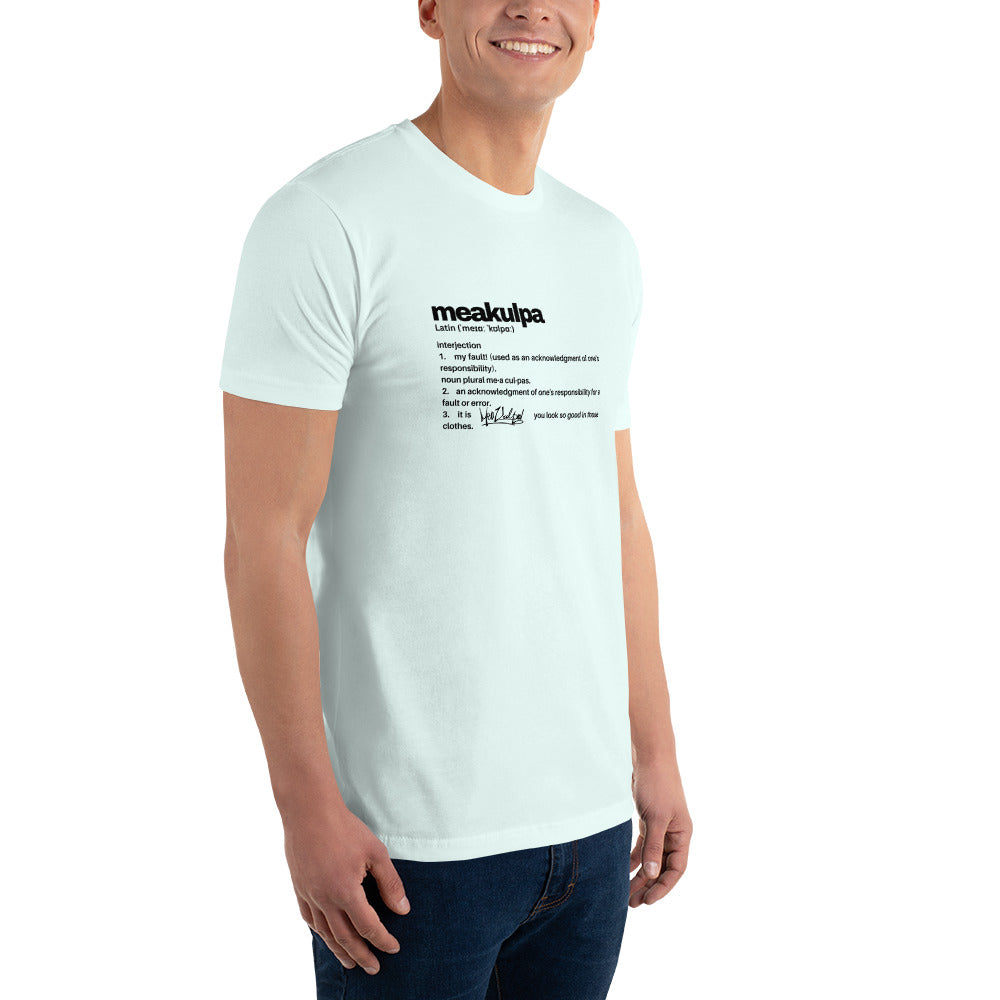MeaKulpa Definitio Short Sleeve T-shirt Light Blue