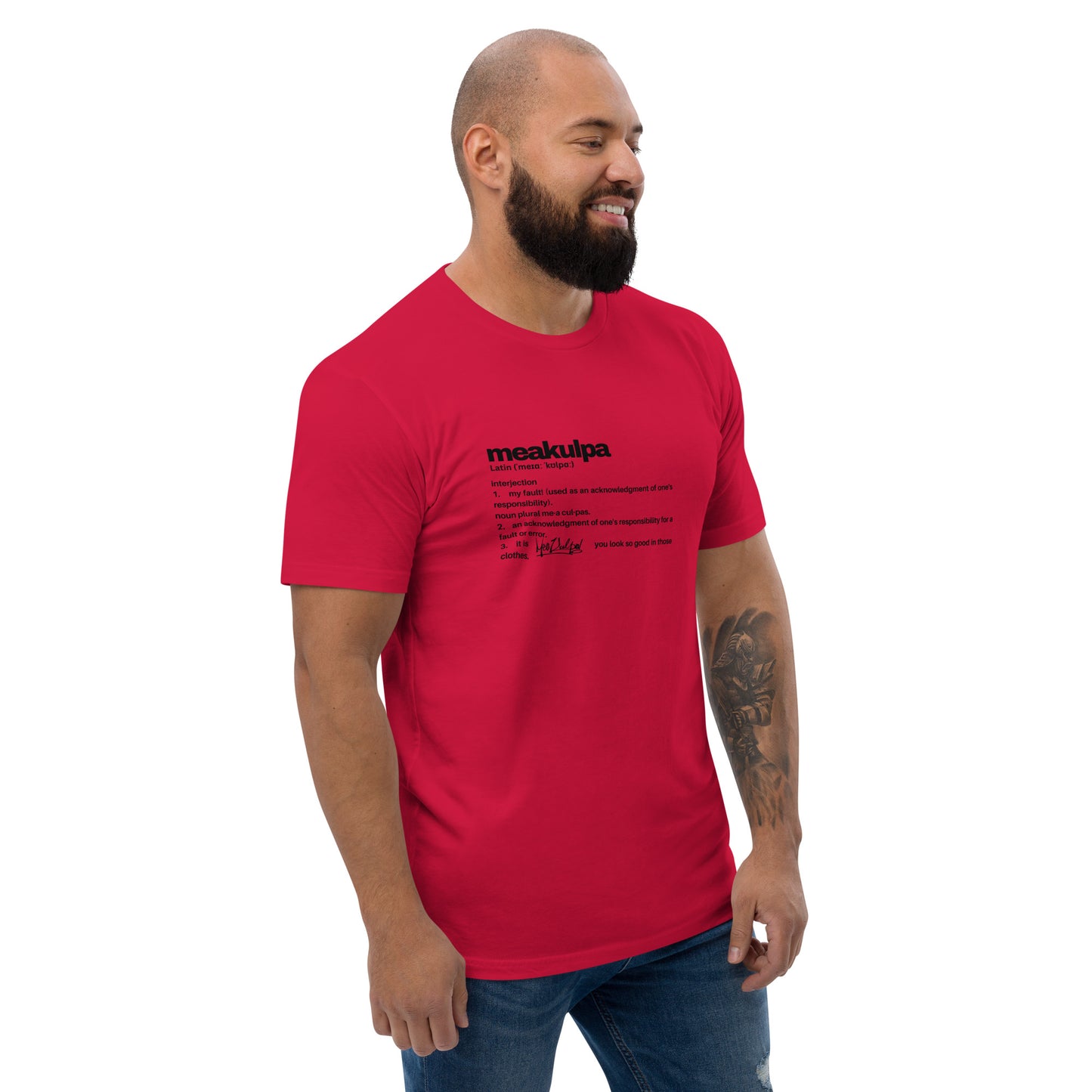 MeaKulpa Definitio Short Sleeve T-shirt Red