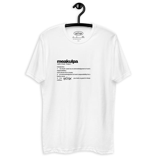 MeaKulpa Definitio Short Sleeve T-shirt White