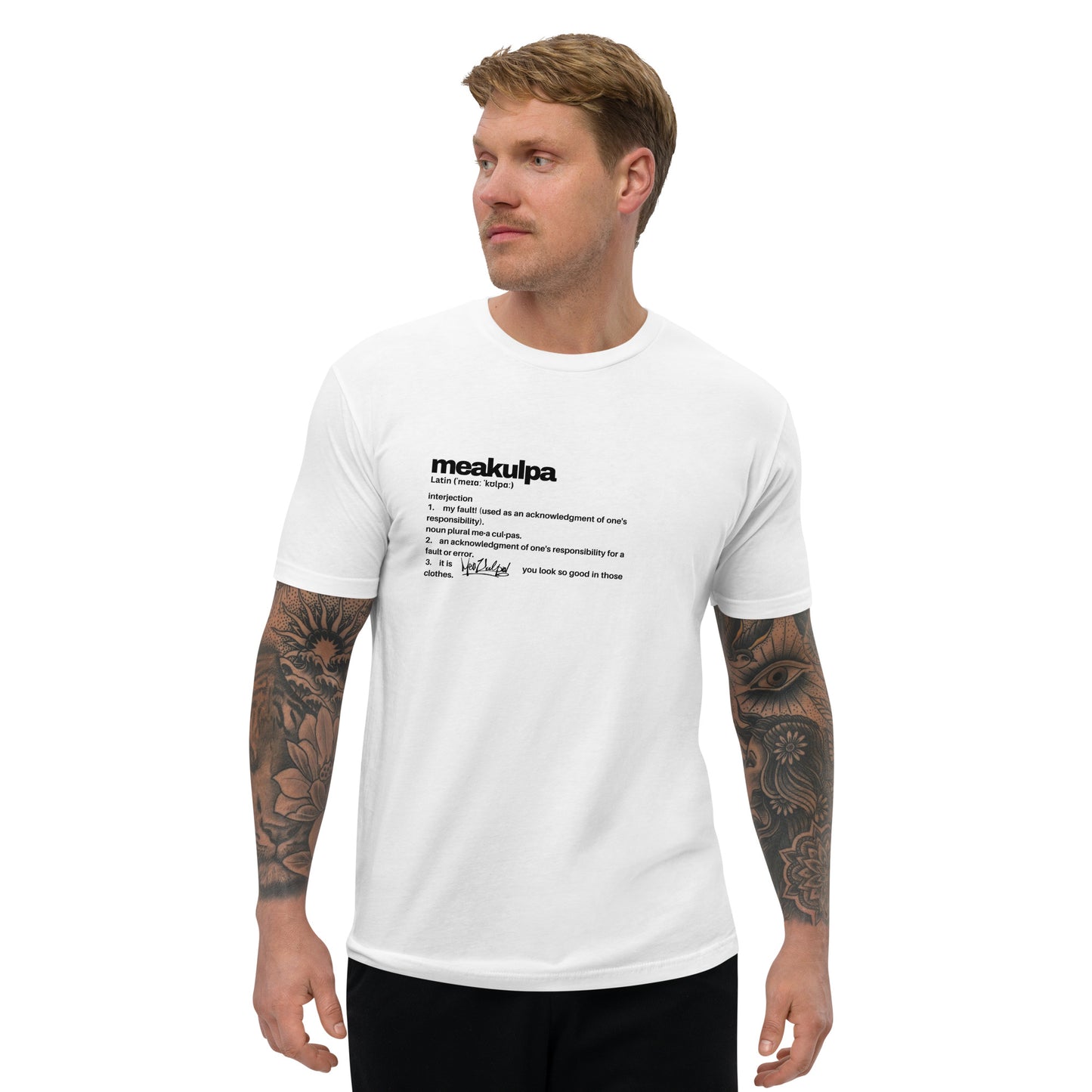 MeaKulpa Definitio Short Sleeve T-shirt White