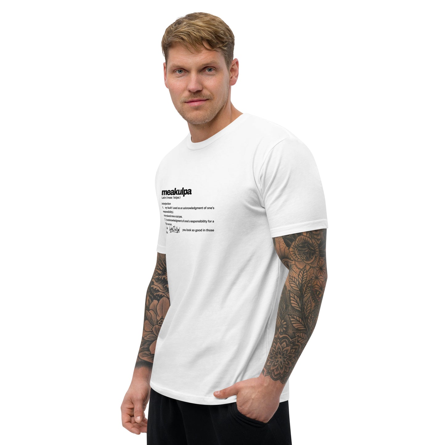 MeaKulpa Definitio Short Sleeve T-shirt White