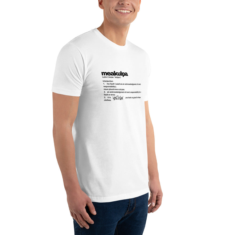 MeaKulpa Definitio Short Sleeve T-shirt White