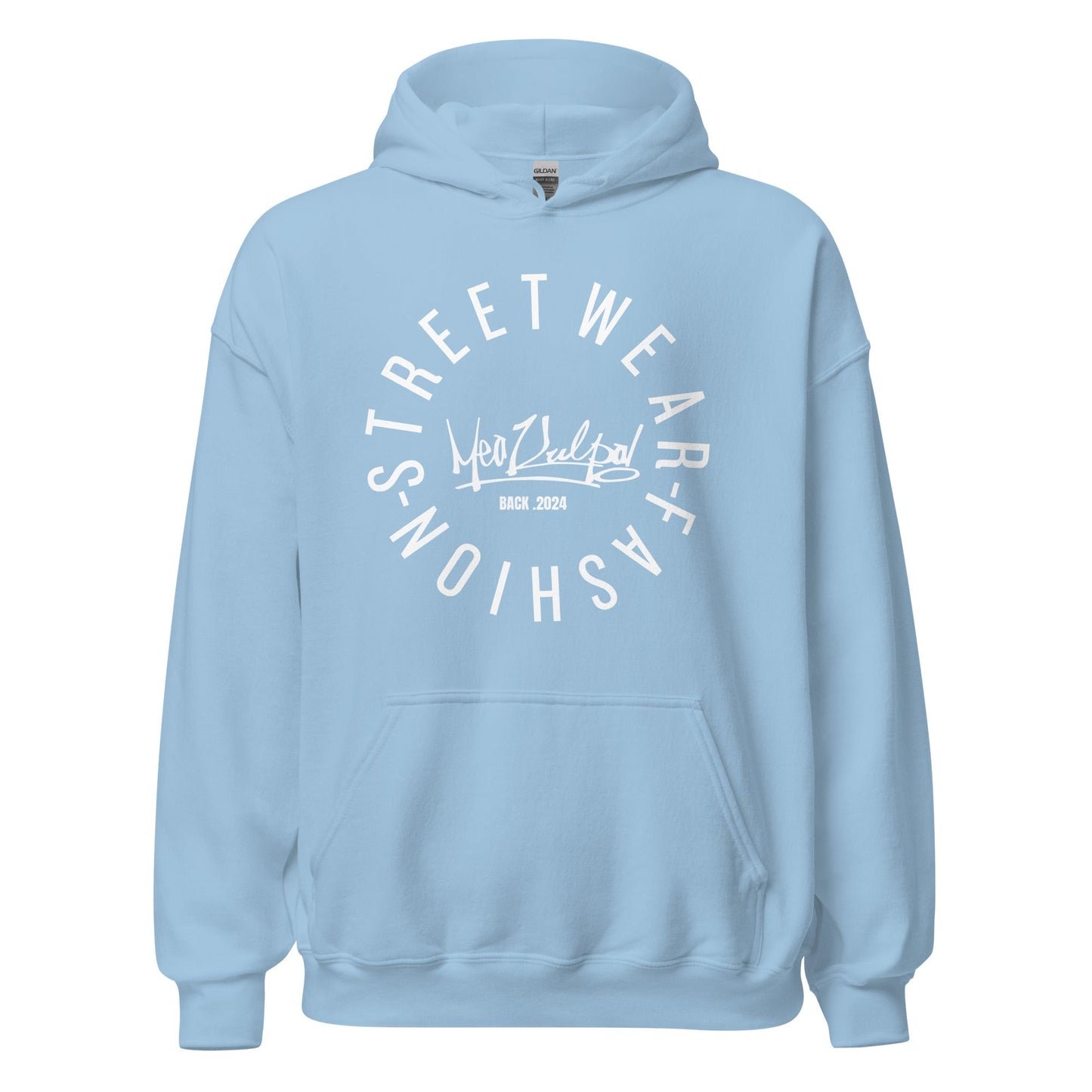 Channel laid-back vibes with the MeaKulpa Street Wear Fashion Hoodie in Light Blue. Made from soft, breathable fabric, this hoodie is perfect for everyday wear. Its relaxed fit and soothing blue hue make it the ultimate loungewear essential. Whether you're running errands or relaxing at home, this light blue hoodie keeps you cozy and stylish all day long.