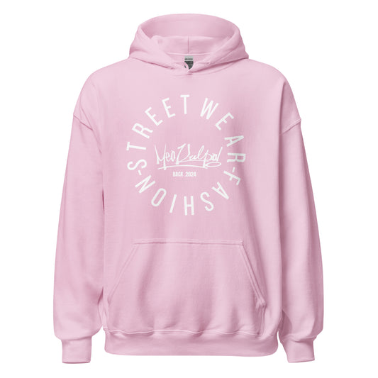 MeaKulpa "Street Wear Fashion" Comfy Pink Unisex Hoodie