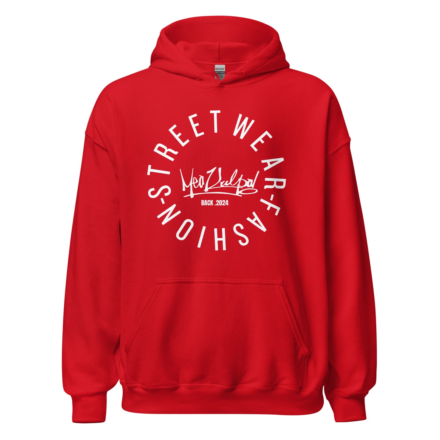 MeaKulpa "Street Wear Fashion" Comfy Pink Unisex Hoodie