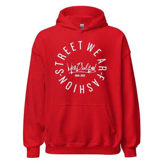Make a bold statement with the MeaKulpa Street Wear Fashion Hoodie in Red. Crafted from soft, breathable fabric, this hoodie is perfect for adding a pop of color to your wardrobe. Its vibrant red hue and relaxed fit make it the perfect choice for streetwear enthusiasts. Whether you're hitting the gym or hanging out with friends, this red hoodie is sure to make a statement wherever you go.