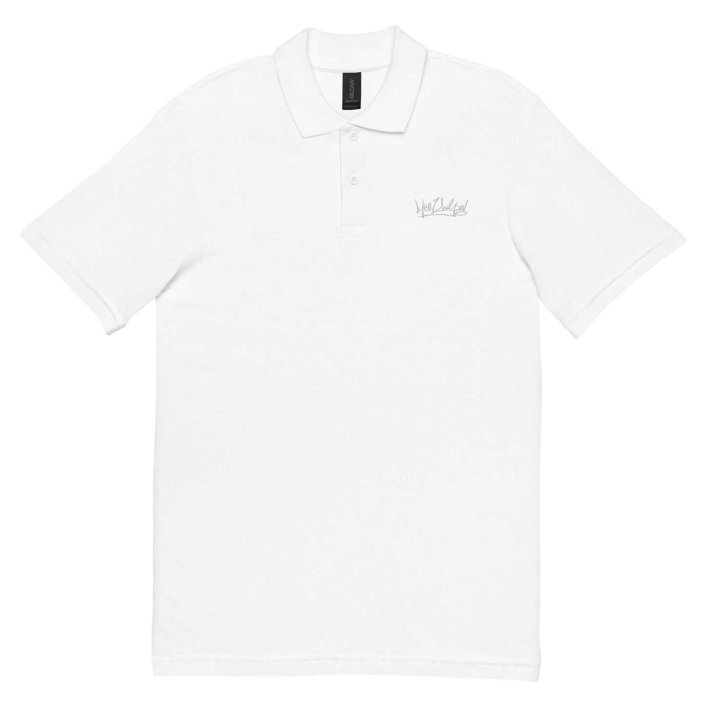 Embrace effortless elegance with the MeaKulpa Unisex Pique Polo Shirt in White. Made from high-quality ring-spun cotton, this shirt combines comfort with timeless style. Its semi-fitted silhouette and classic collar make it a versatile addition to any wardrobe. Dress it up with chinos for a smart-casual look or pair it with jeans for a relaxed weekend vibe. The perfect choice for understated sophistication.