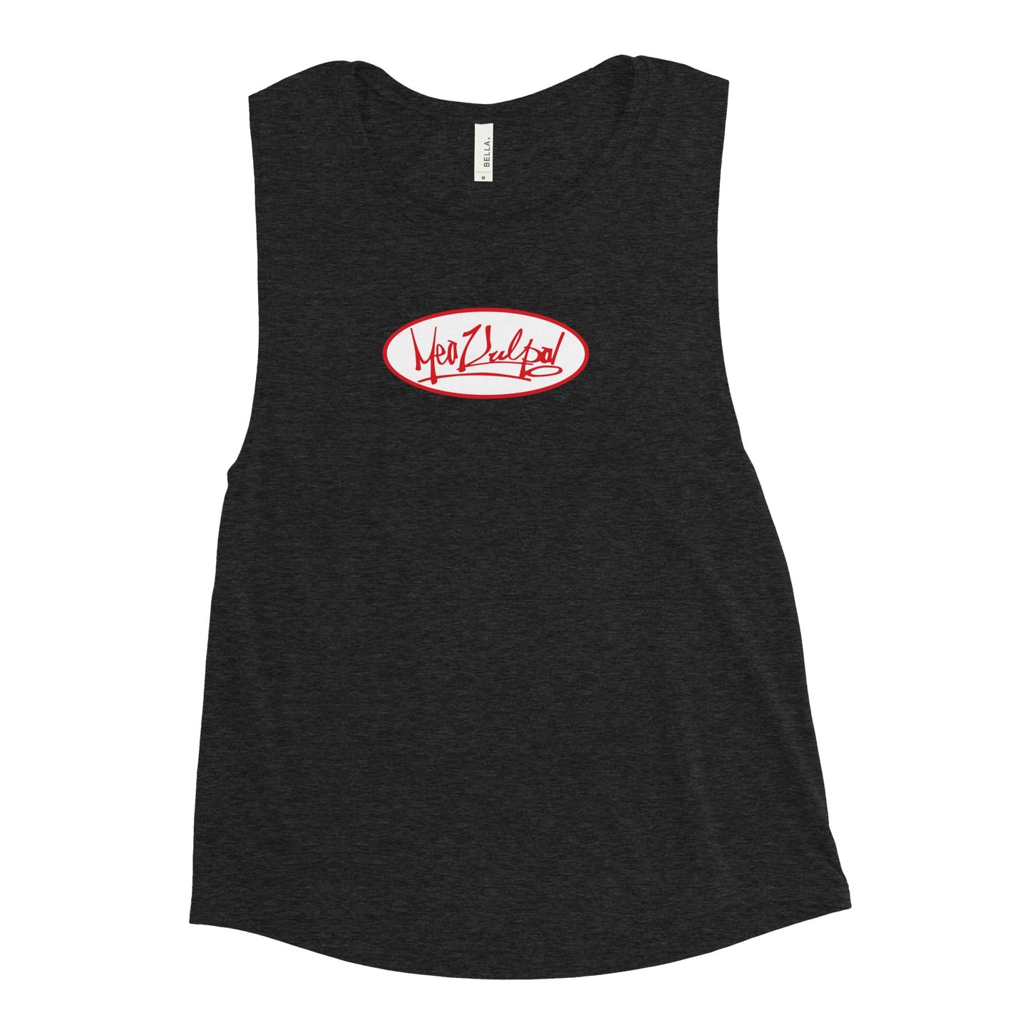 MeaKulpa "Red" OG Logo Muscle Tank Top "Black"