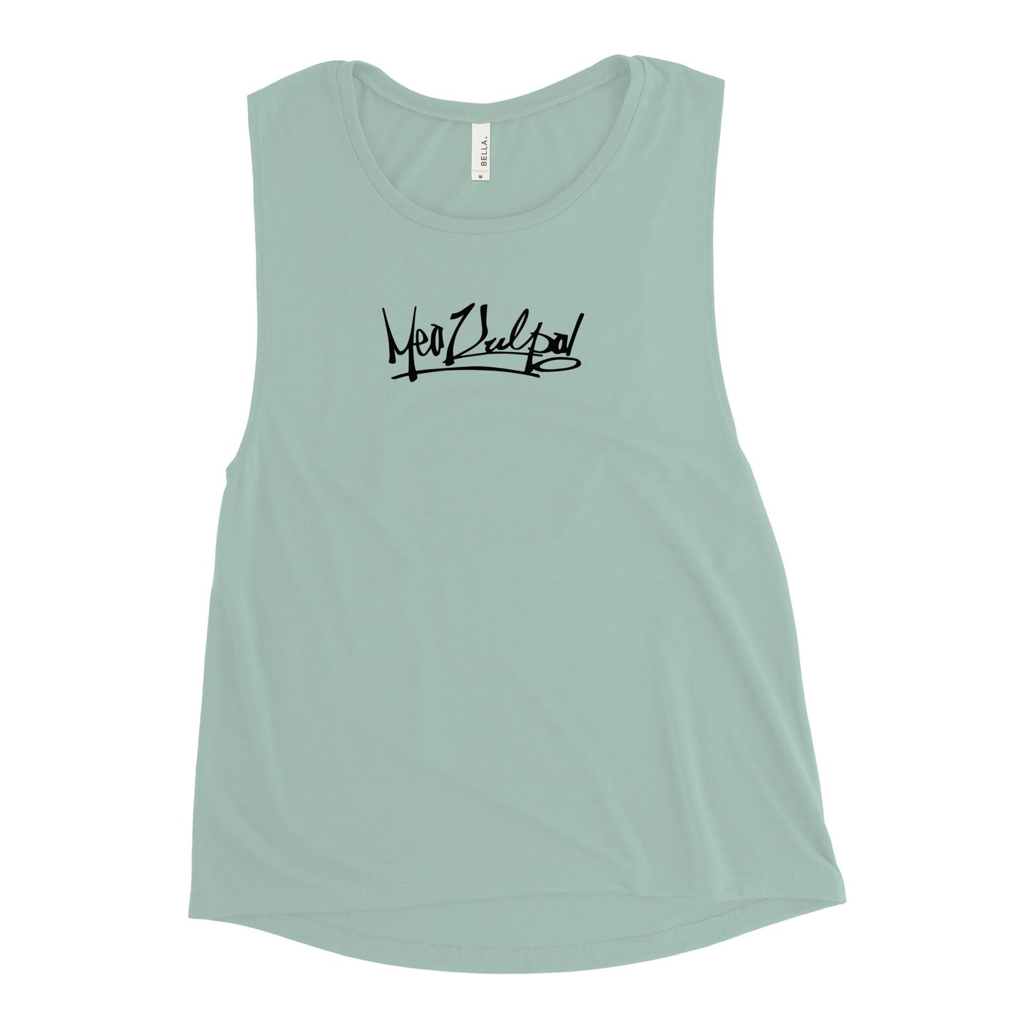 Embrace a laid-back yet stylish vibe with the MeaKulpa OG Logo Muscle Tank. The iconic MeaKulpa OG logo takes center stage on this soft and flowy tank, offering a relaxed fit with low-cut armholes and a curved bottom hem. Elevate your casual look with this urban-chic essential, where comfort meets bold MeaKulpa flair.