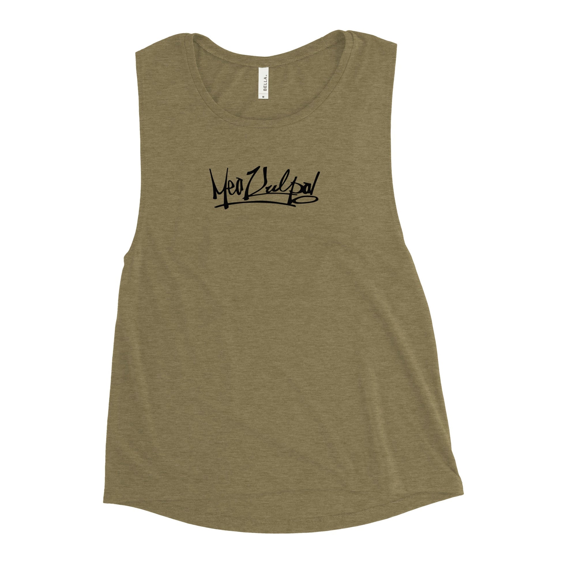 Make a statement with the MeaKulpa OG Logo Muscle Tank, a fusion of bold design and unparalleled comfort. The iconic MeaKulpa OG logo graces the front of this relaxed-fit tank, featuring low-cut armholes and a curved bottom hem for a contemporary look. Step into urban sophistication and showcase your individuality with this effortlessly chic MeaKulpa essential.