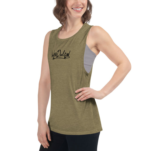 Embrace a laid-back yet stylish vibe with the MeaKulpa OG Logo Muscle Tank. The iconic MeaKulpa OG logo takes center stage on this soft and flowy tank, offering a relaxed fit with low-cut armholes and a curved bottom hem. Elevate your casual look with this urban-chic essential, where comfort meets bold MeaKulpa flair.