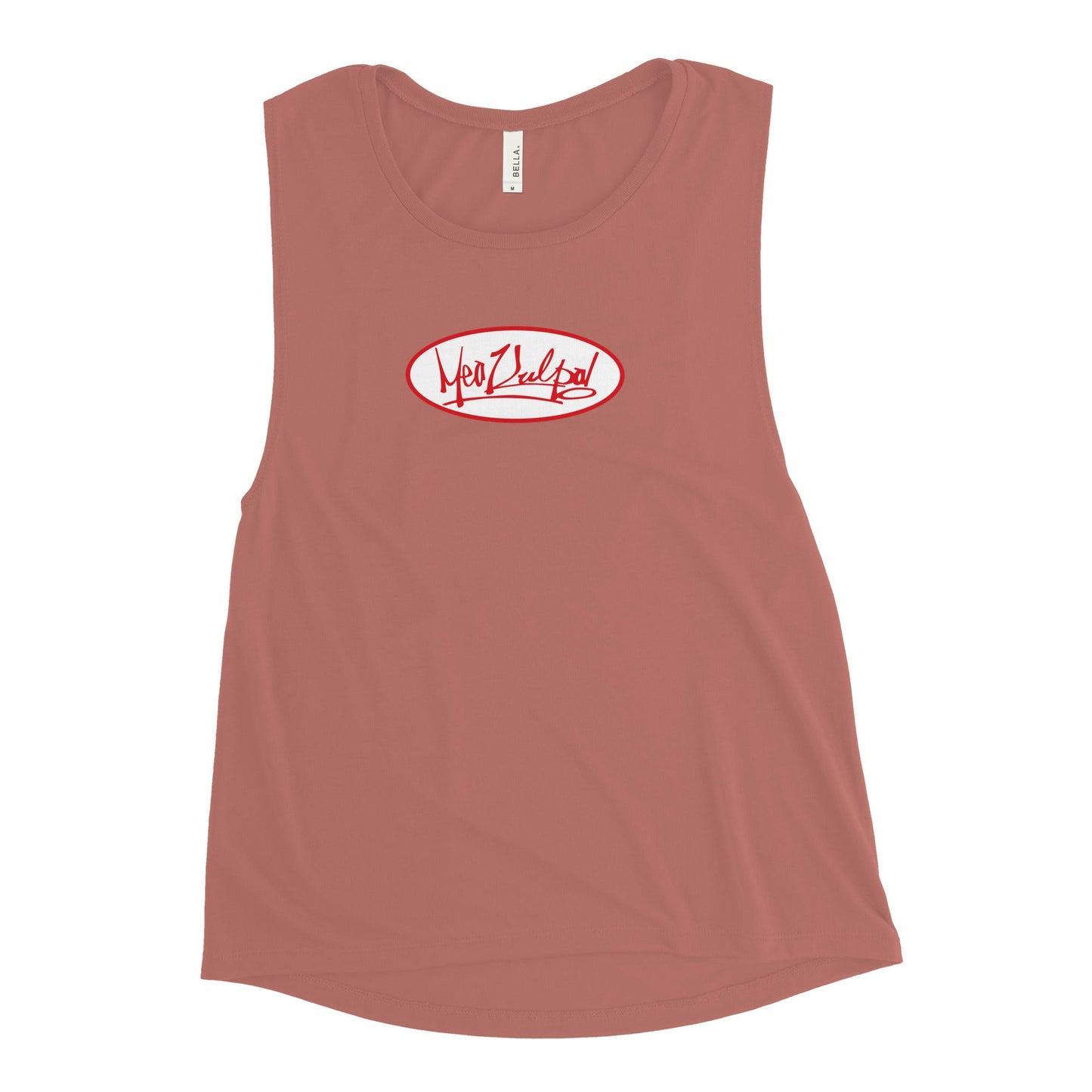 MeaKulpa "Red" OG Logo Muscle Tank Top "Black"