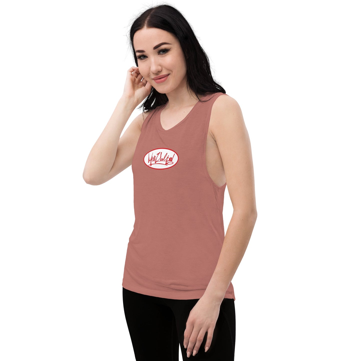 MeaKulpa "Red" OG Logo Muscle Tank Top "Black"