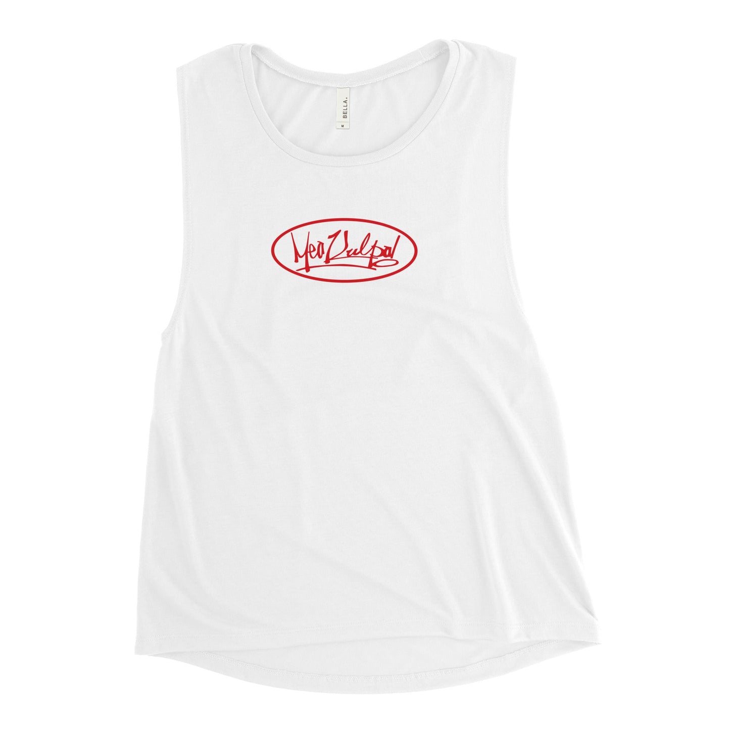 MeaKulpa "Red" OG Logo Muscle Tank Top "Black"