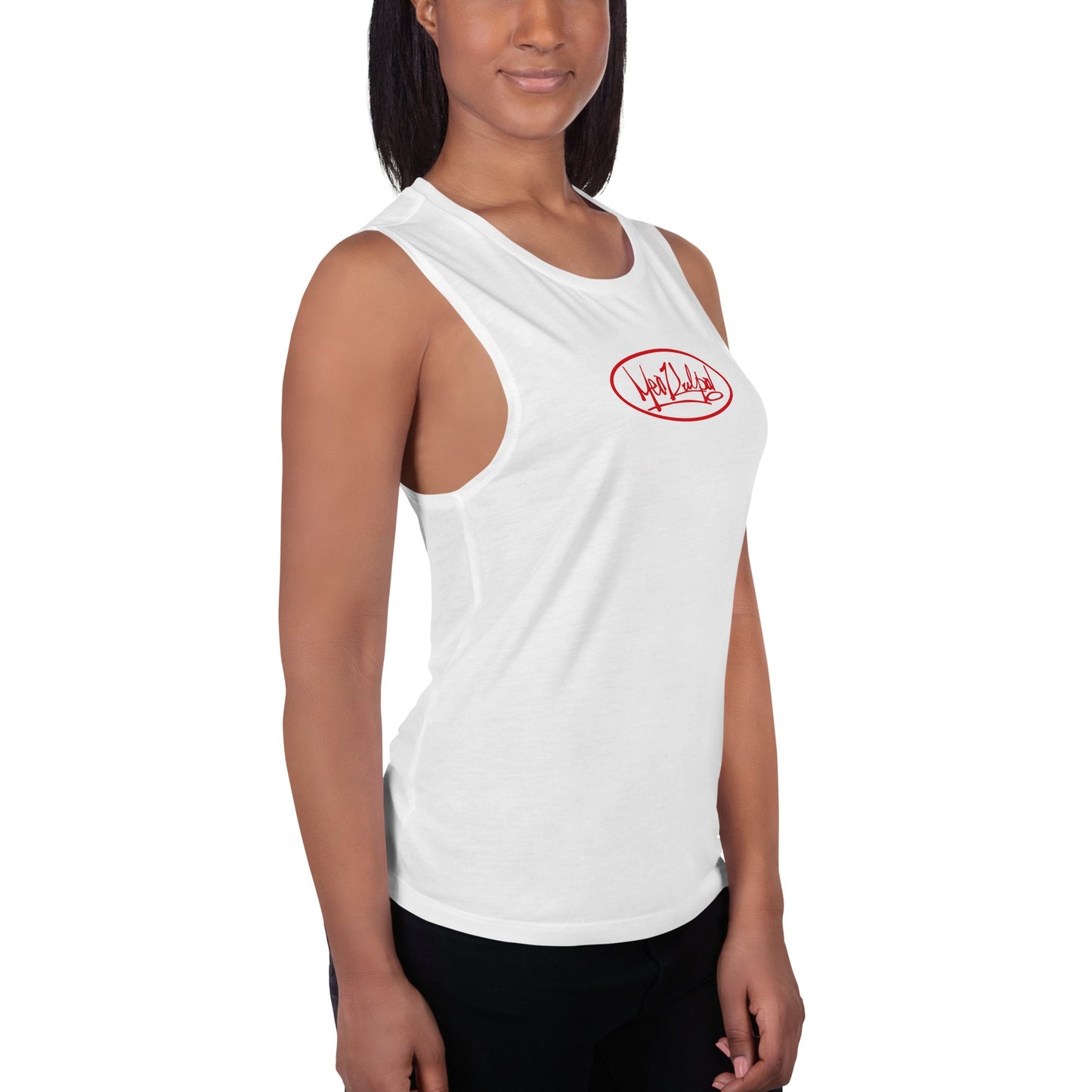 MeaKulpa "Red" OG Logo Muscle Tank Top "Black"