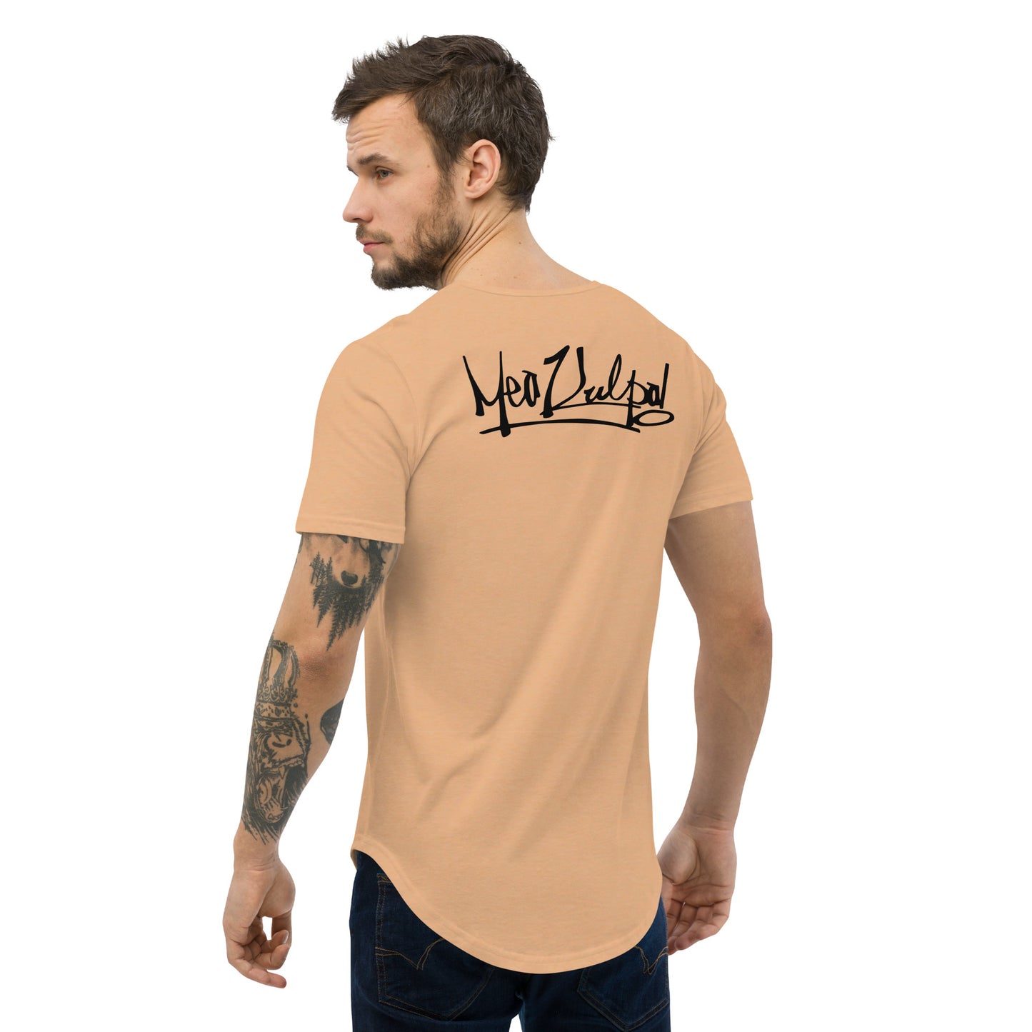 MeaKulpa Men's Curved Sand Dune Hem T-Shirt