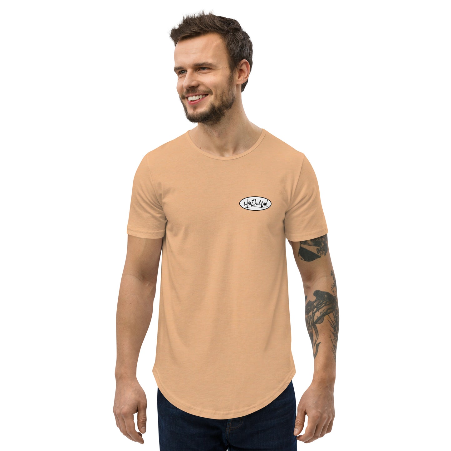 MeaKulpa Men's Curved Sand Dune Hem T-Shirt