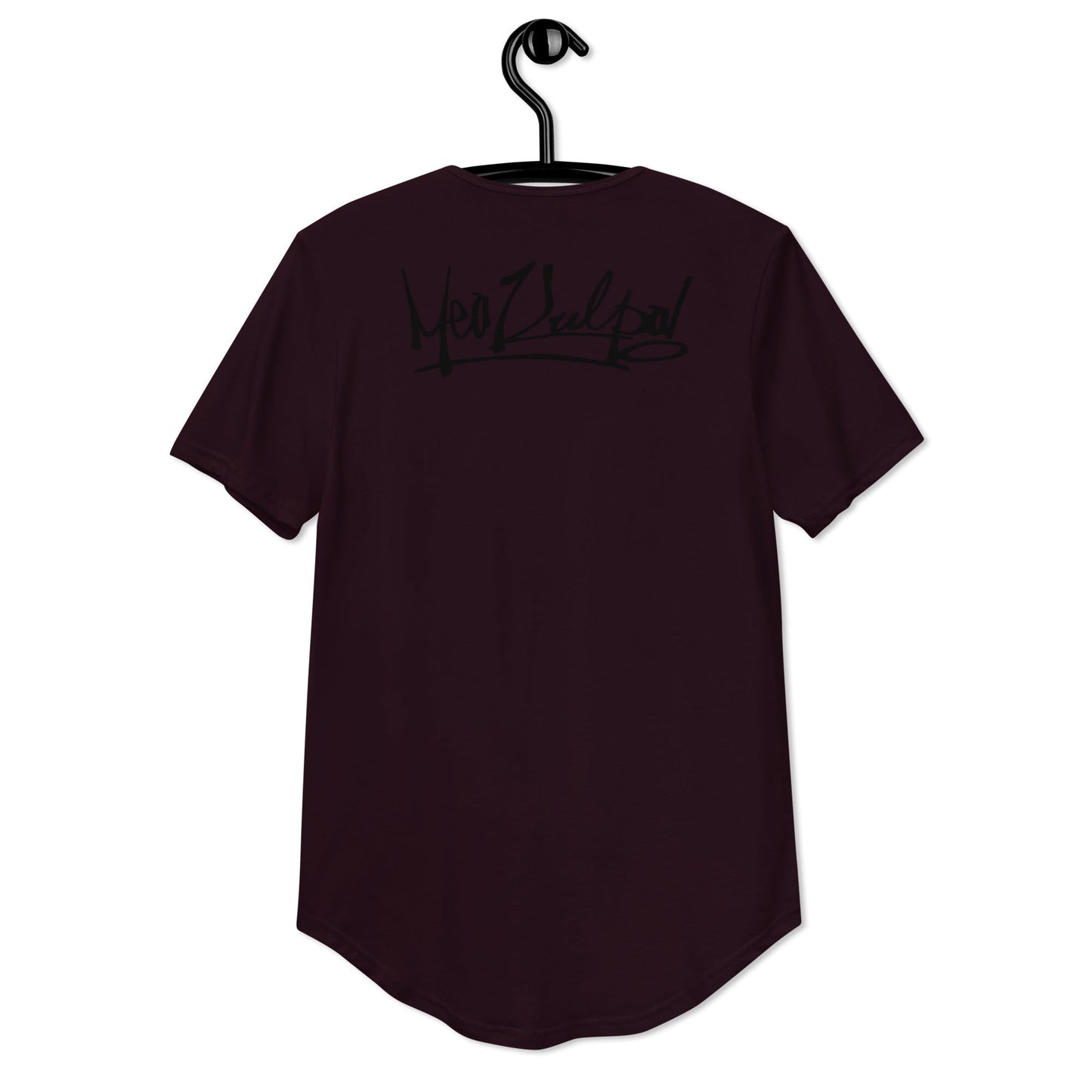 MeaKulpa Men's Curved Oxblood Hem T-Shirt