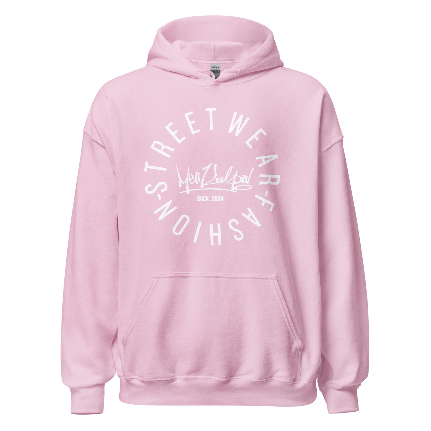 MeaKulpa "Street Wear Fashion" Comfy Light Blue Unisex Hoodie